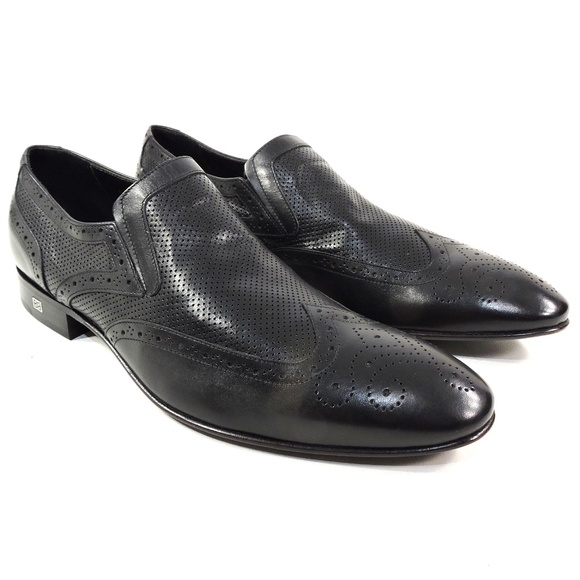 BALDININI ?? MEN\'S BLACK SOFT LEATHER COMFORT SUMMER LOAFERS main image 6